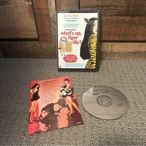 What's Up, Tiger Lily? DVD, Woody Allen Japanese 007 Spy Spoof, 2 Audio Tracks